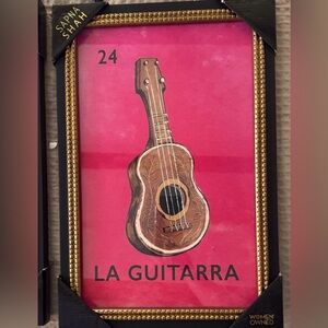 Sapna Shah Loteria La Guitarra Art Print - 12x18